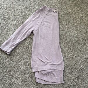 LOFT Lavender Crew Neck Sweater